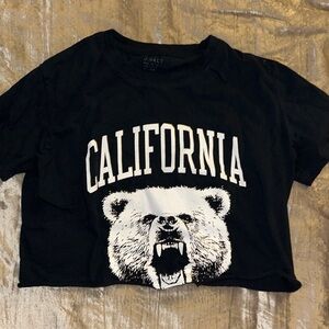 Brandy Melville California Bear Crop Top